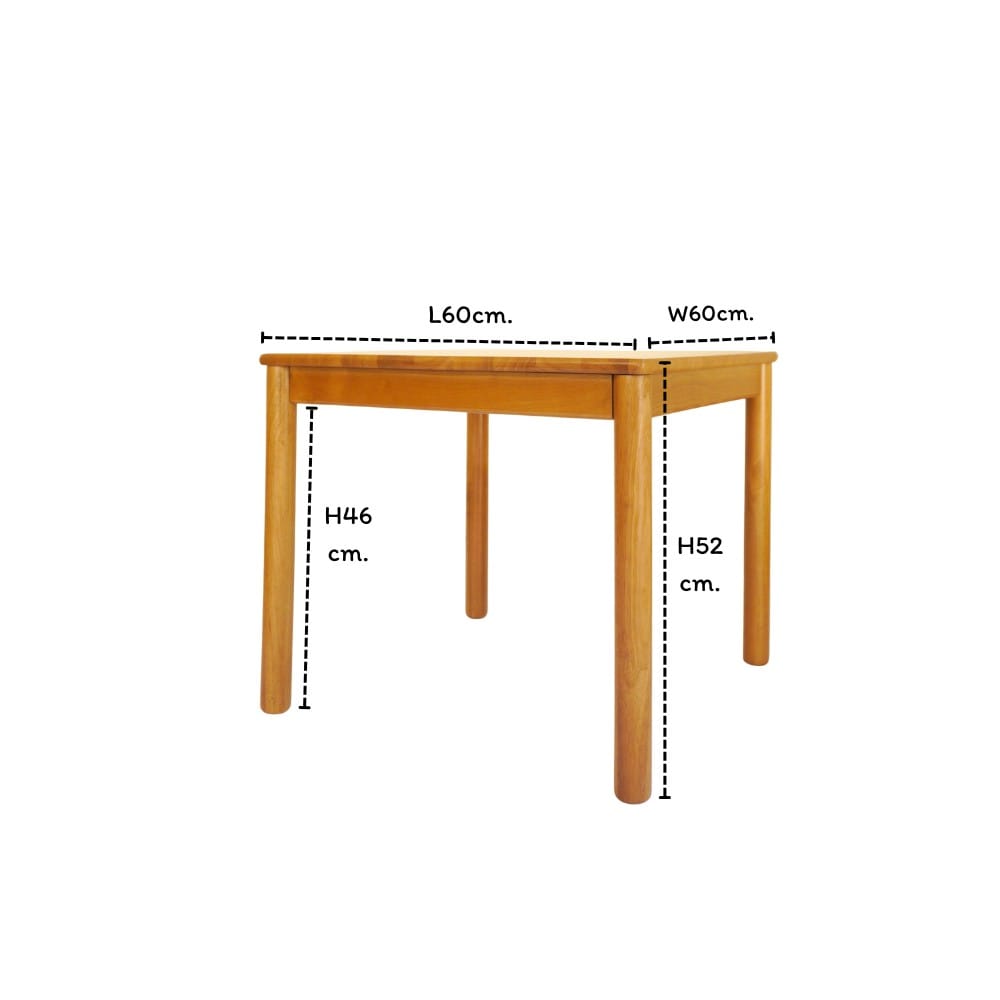 โต๊ะสำหรับเด็ก ไม้ยางพาราแท้ MAAI DESIGN รุ่น SORA TABLE KIDS สีโอ๊ค_4